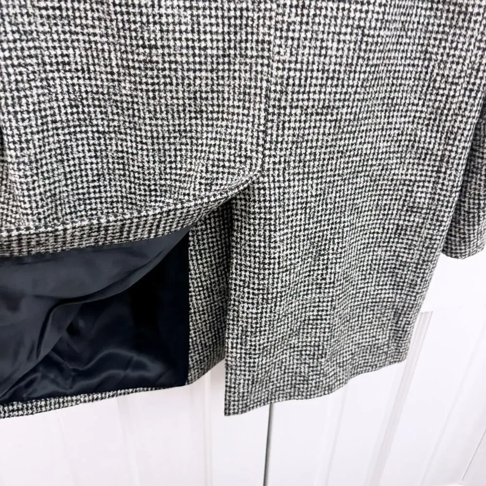 REISS Kennard Dogtooth Coat (Size Large)